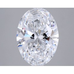Diament laboratoryjny bezbarwny szlif owalny, 2.5ct, VVS2, D, IGI LG729572341