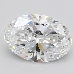 Diament laboratoryjny bezbarwny szlif owalny, 2.05ct, VVS1, D, IGI LG729572325
