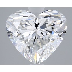 Diament laboratoryjny bezbarwny serce, 2.15ct, VVS1, E, IGI LG735544642