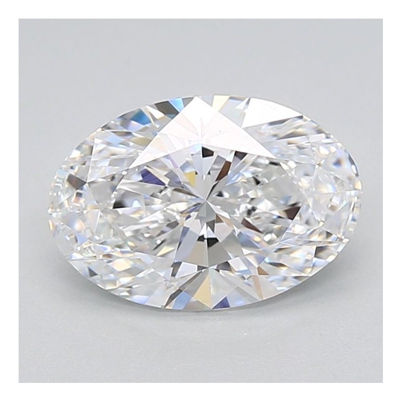 Diament laboratoryjny bezbarwny szlif owalny, 2.06ct, VVS1, D, IGI LG735544740