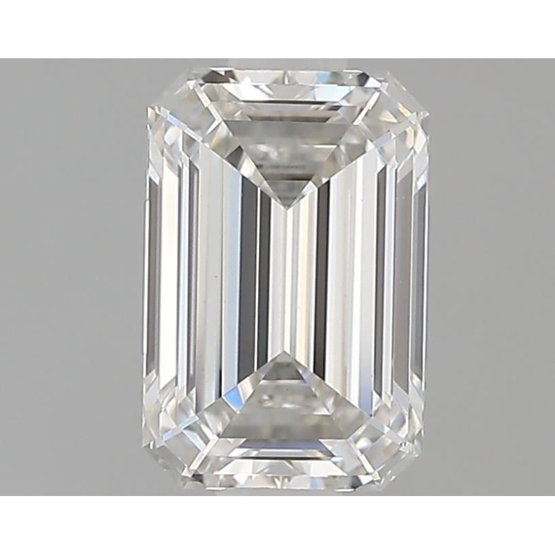 Diament laboratoryjny bezbarwny szlif szmaragdowy, 1.33ct, VVS2, F, IGI LG681544933