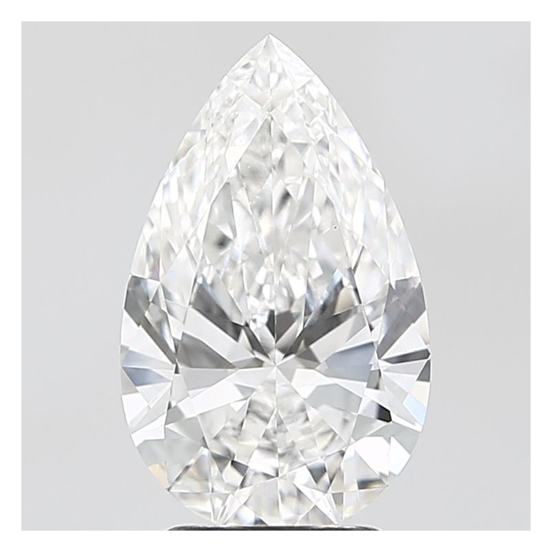 Diament laboratoryjny bezbarwny szlif gruszkowy, 2.8ct, VVS2, F, IGI LG728539732