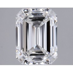 Diament laboratoryjny bezbarwny szlif szmaragdowy, 2.0ct, VVS2, F, GIA 2536425942