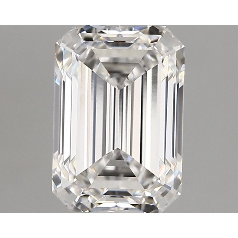 Diament laboratoryjny bezbarwny szlif szmaragdowy, 1.51ct, VVS1, E, IGI LG738526865