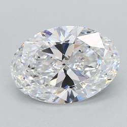 Diament laboratoryjny bezbarwny szlif owalny, 2.0ct, VVS1, D, IGI LG729573427
