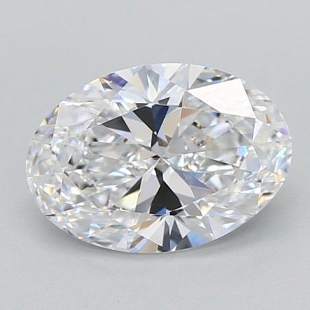 Diament laboratoryjny bezbarwny szlif owalny, 2.0ct, VVS1, D, IGI LG729573427