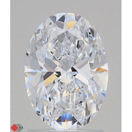Diament laboratoryjny bezbarwny szlif owalny, 2.06ct, IF, D, IGI LG733591935