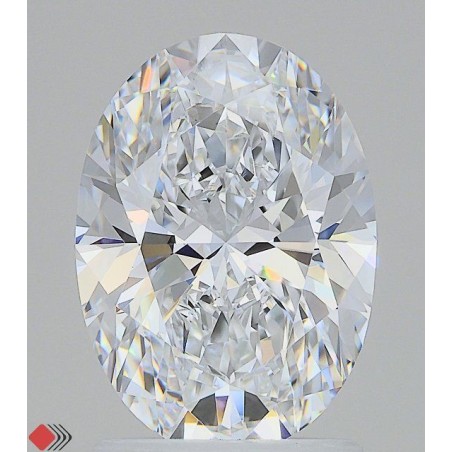 Diament laboratoryjny bezbarwny szlif owalny, 2.03ct, VVS1, D, IGI LG737582180