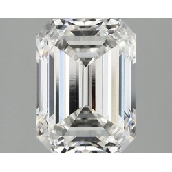 Diament laboratoryjny bezbarwny szlif szmaragdowy, 2.56ct, VVS2, F, IGI LG737539293