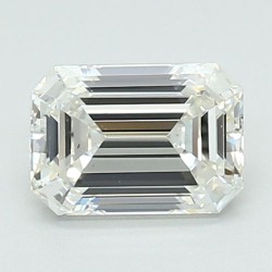 Diament laboratoryjny bezbarwny szlif szmaragdowy, 1.01ct, VVS1, E, IGI LG696528835