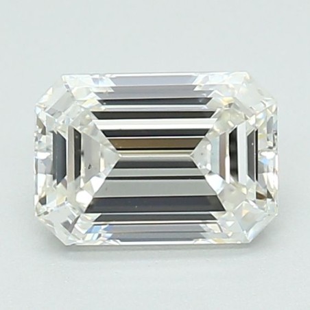 Diament laboratoryjny bezbarwny szlif szmaragdowy, 1.01ct, VVS1, E, IGI LG696528835