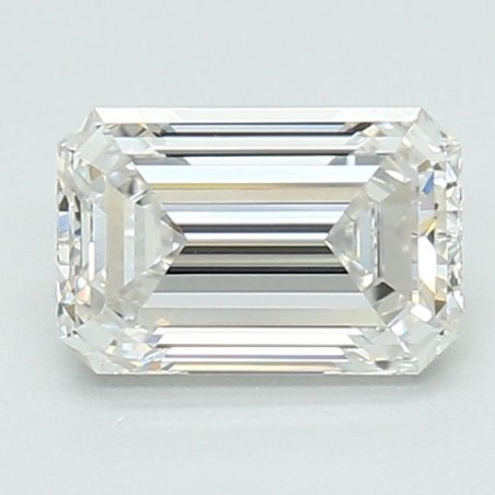 Diament laboratoryjny bezbarwny szlif szmaragdowy, 1.05ct, IF, E, IGI LG698598351