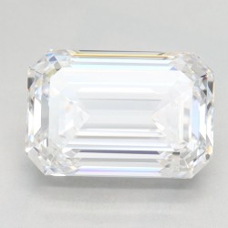 Diament laboratoryjny bezbarwny szlif szmaragdowy, 2.11ct, VVS1, D, GIA 2506172405
