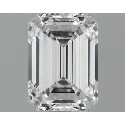 Diament laboratoryjny bezbarwny szlif szmaragdowy, 1.1ct, VVS2, D, IGI LG728501308