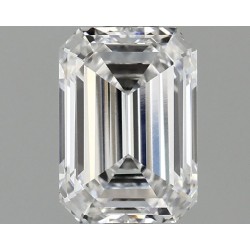 Diament laboratoryjny bezbarwny szlif szmaragdowy, 1.06ct, VVS2, E, IGI LG728502075