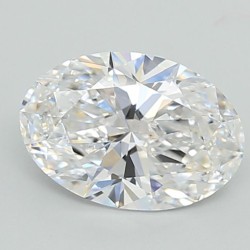 Diament laboratoryjny bezbarwny szlif owalny, 2.05ct, VVS1, D, GIA 7538644016