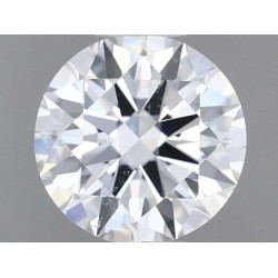 Diament szlif okrągły, 0.6ct, SI2, D, GIA 3515158481