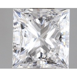Diament laboratoryjny bezbarwny szlif princess, 0.91ct, VVS2, D, IGI LG713536087