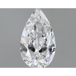 Diament szlif gruszkowy, 0.45ct, SI2, D, GIA 2526458486