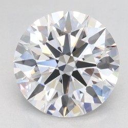 Diament laboratoryjny bezbarwny szlif okrągły, 2.54ct, VVS1, D, GIA 2504186602
