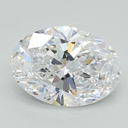 Diament laboratoryjny bezbarwny szlif owalny, 2.01ct, VVS1, D, IGI LG726542468