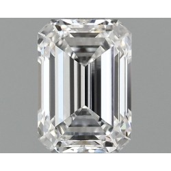 Diament laboratoryjny bezbarwny szlif szmaragdowy, 1.1ct, VVS2, D, IGI LG727584000