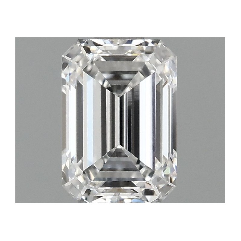 Diament laboratoryjny bezbarwny szlif szmaragdowy, 1.1ct, VVS2, D, IGI LG727584000