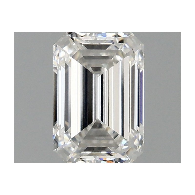 Diament laboratoryjny bezbarwny szlif szmaragdowy, 1.1ct, VVS2, F, IGI LG727589161