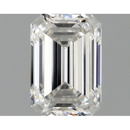 Diament laboratoryjny bezbarwny szlif szmaragdowy, 1.1ct, VVS2, F, IGI LG727589161