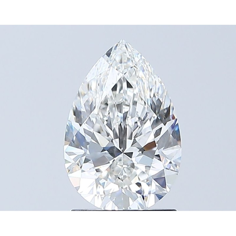 Diament laboratoryjny bezbarwny szlif gruszkowy, 1.55ct, VVS2, E, IGI 627409803 Diament laboratoryjny bezbarwny szlif gruszkowy, 1.55ct, VVS2, E, IGI 627409803