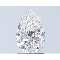 Diament laboratoryjny bezbarwny szlif gruszkowy, 1.53ct, VVS2, F, IGI 627409617