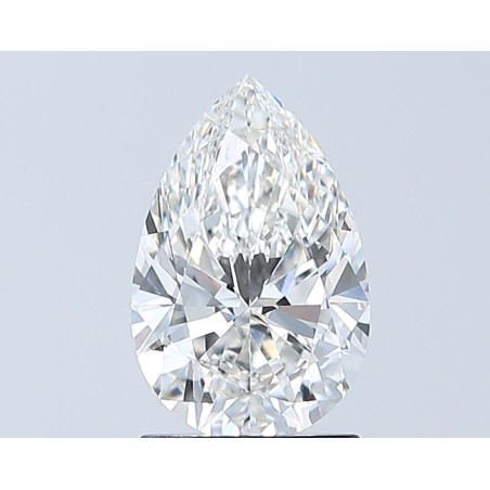 Diament laboratoryjny bezbarwny szlif gruszkowy, 1.53ct, VVS2, F, IGI 627409617