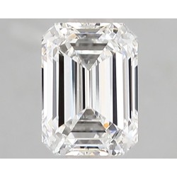 Diament laboratoryjny bezbarwny szlif szmaragdowy, 1.53ct, VVS1, E, IGI LG656400681