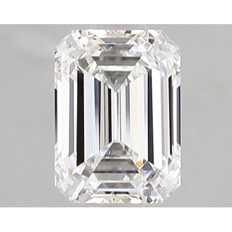 Diament laboratoryjny bezbarwny szlif szmaragdowy, 1.53ct, VVS1, E, IGI LG656400681