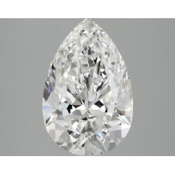 Diament laboratoryjny bezbarwny szlif gruszkowy, 2.59ct, VVS2, E, IGI LG738531339