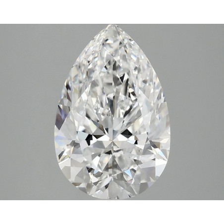Diament laboratoryjny bezbarwny szlif gruszkowy, 2.59ct, VVS2, E, IGI LG738531339
