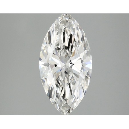 Diament laboratoryjny bezbarwny markiza, 2.07ct, VVS2, F, IGI LG739531314