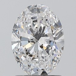 Diament szlif owalny, 1.2ct, SI2, D, HRD 250000166953