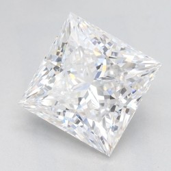 Diament laboratoryjny bezbarwny szlif princess, 2.17ct, VVS1, D, GIA 7501193590