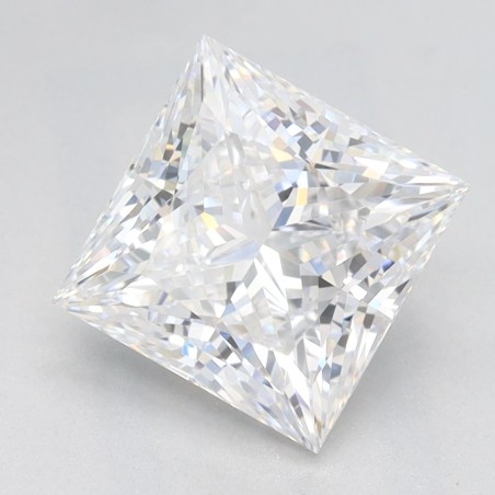 Diament laboratoryjny bezbarwny szlif princess, 2.17ct, VVS1, D, GIA 7501193590