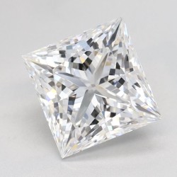 Diament laboratoryjny bezbarwny szlif princess, 2.38ct, VVS1, E, GIA 6505193568
