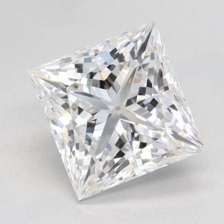 Diament laboratoryjny bezbarwny szlif princess, 2.38ct, VVS1, E, GIA 6505193568