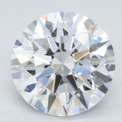 Diament laboratoryjny bezbarwny szlif okrągły, 2.0ct, VVS1, D, IGI LG723532995