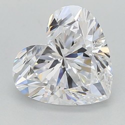 Diament laboratoryjny bezbarwny serce, 1.08ct, VVS1, D, IGI LG598394117