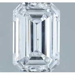 Diament szlif szmaragdowy, 2.0ct, SI2, D, GIA 6522267803