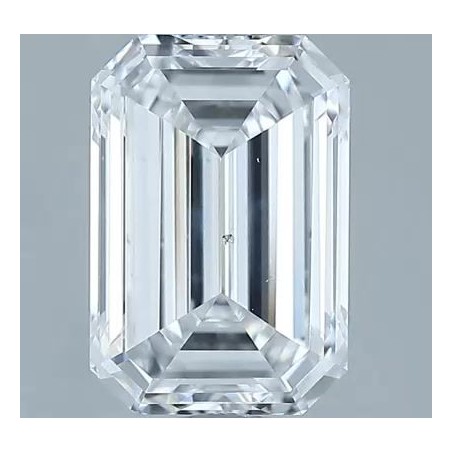Diament szlif szmaragdowy, 2.0ct, SI2, D, GIA 6522267803