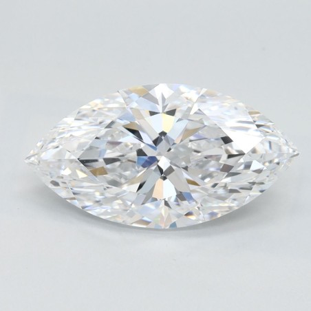 Diament laboratoryjny bezbarwny markiza, 2.11ct, VVS1, D, GIA 7522981591