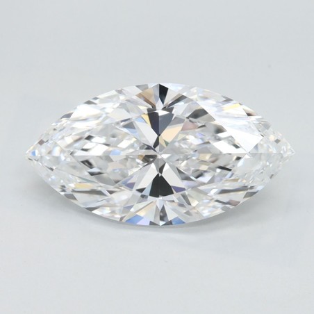 Diament laboratoryjny bezbarwny markiza, 2.16ct, VVS1, D, GIA 6522981622