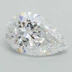 Diament laboratoryjny bezbarwny szlif gruszkowy, 2.02ct, VVS1, D, IGI LG722562646