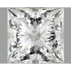 Diament laboratoryjny bezbarwny szlif princess, 1.08ct, VVS2, E, IGI LG717592695
